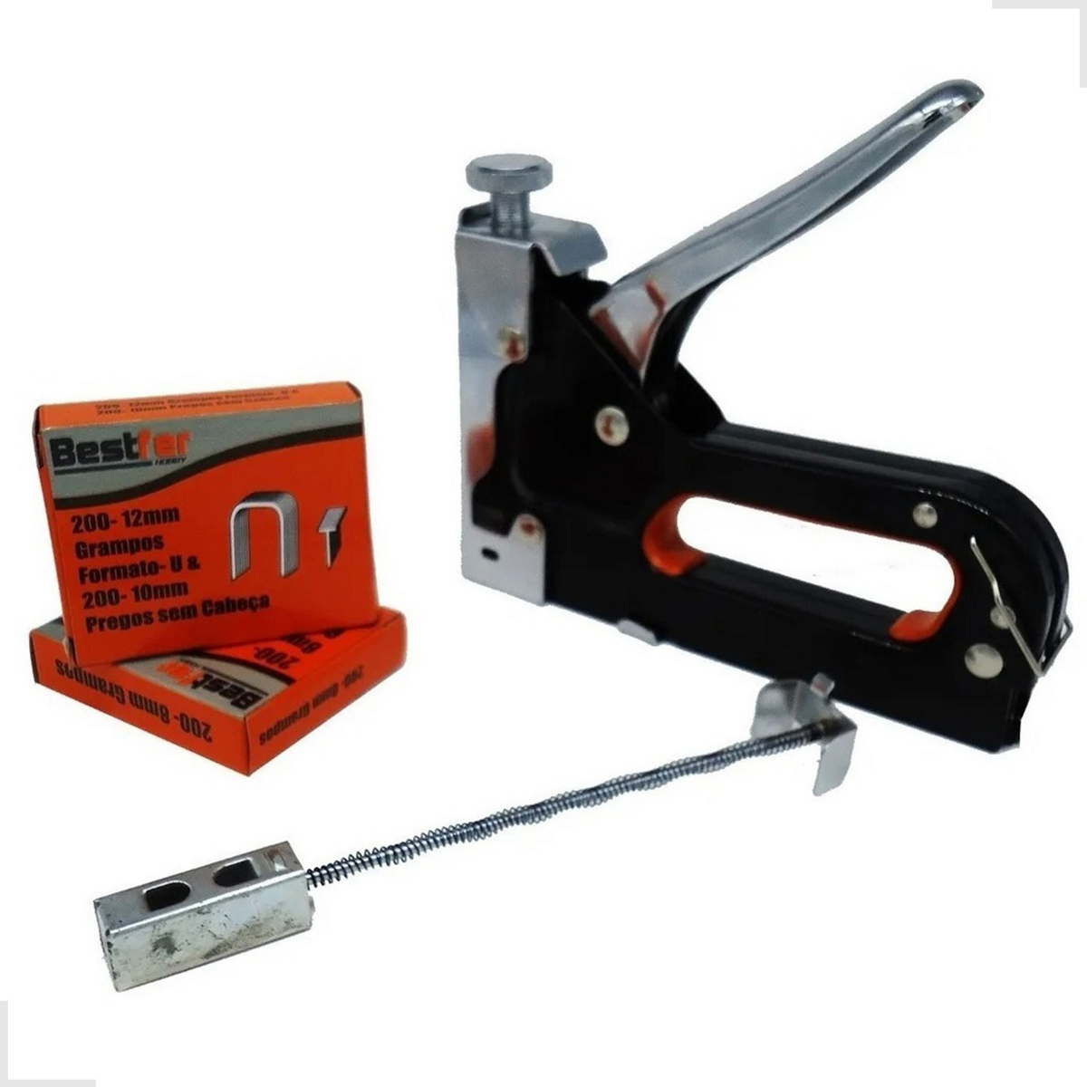 Grampeador Tapeceiro Profissional Bestfer 2