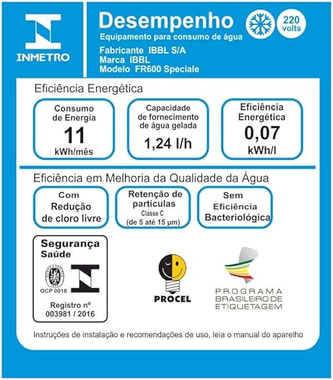 Purificador de Água IBBL FR600 Speciale 5