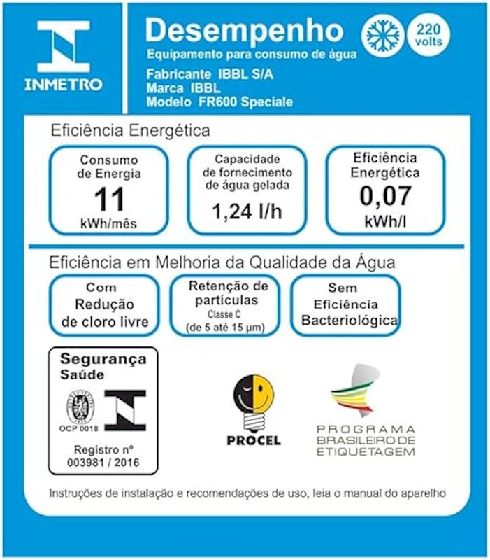 Purificador de Água IBBL FR600 Speciale 5