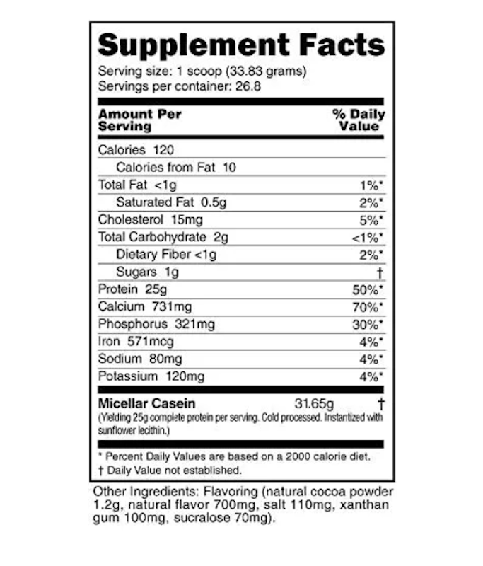 Micellar Casein 2