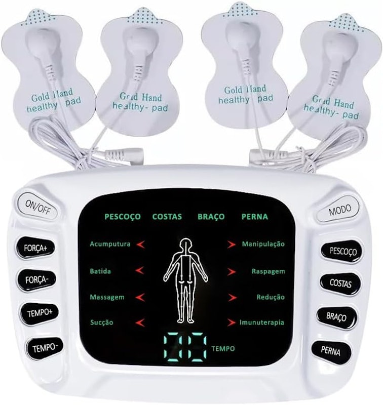 Aparelho Fisioterapia com Eletrodos Pulso Elétrico 3