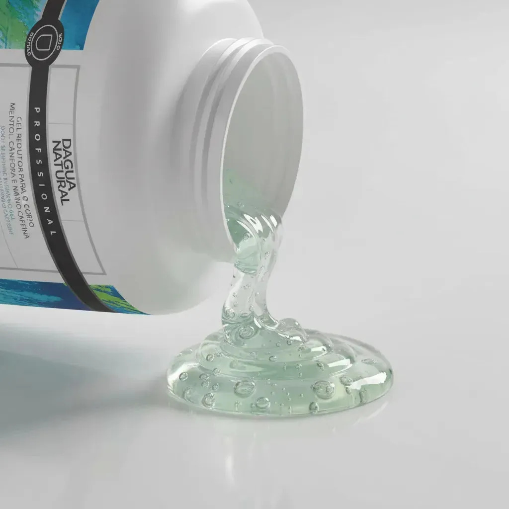 Gel Redutor Mentol, Cânfora e Nano Cafeína 2