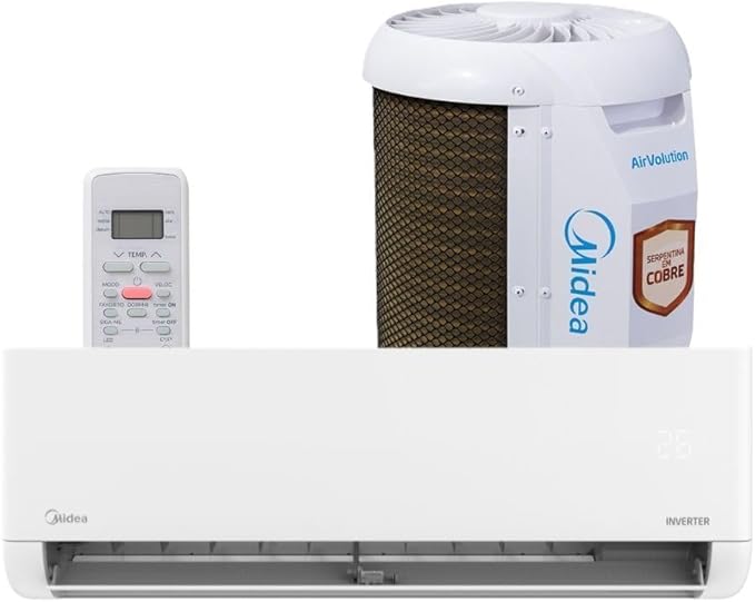 Ar-Condicionado Split 9000 BTUs Inverter Lite Frio Midea 1