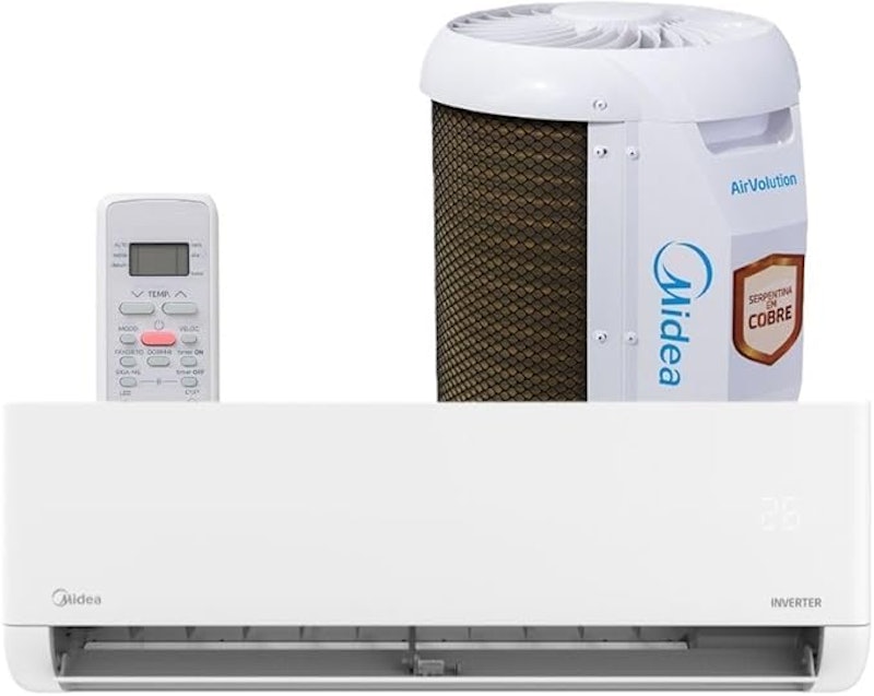 Ar-Condicionado Split 9000 BTUs Inverter Lite Frio Midea 1