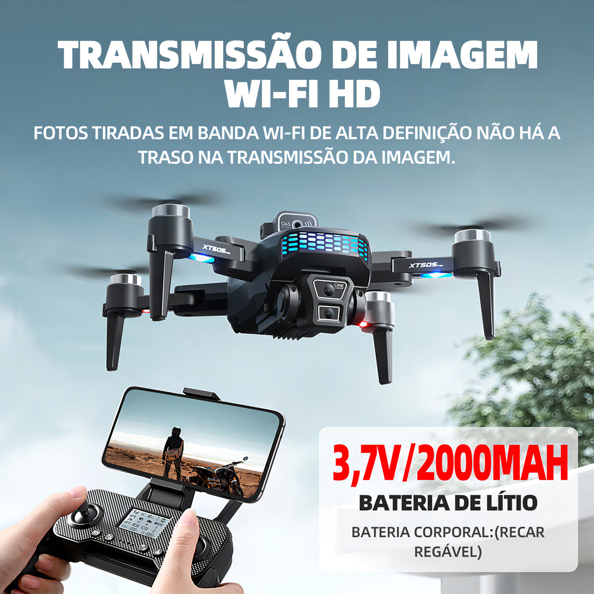 Drone com Câmera 4K 2