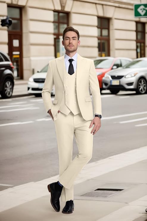 Terno Masculino Slim Fit 3 Peças Huezoe 5