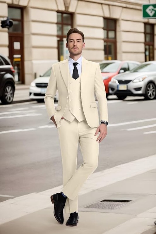 Terno Masculino Slim Fit 3 Peças Huezoe 5