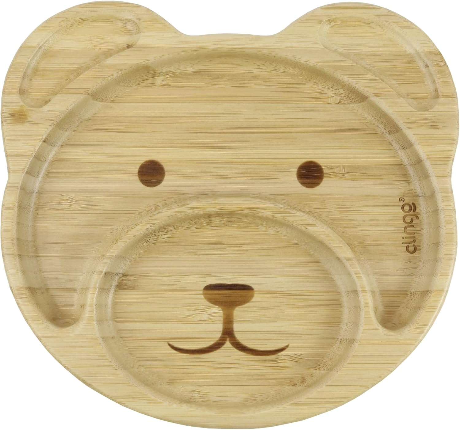 Prato de Bambu Urso com Ventosa  1