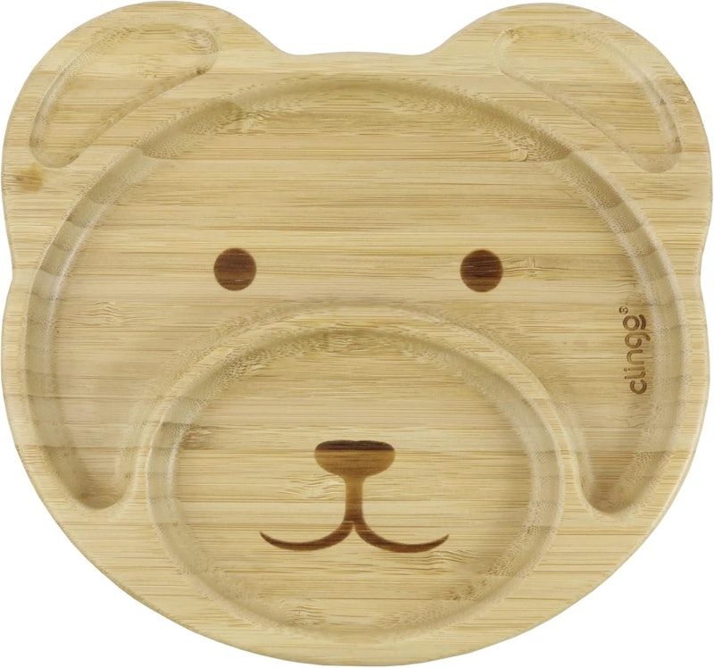 Prato de Bambu Urso com Ventosa 1