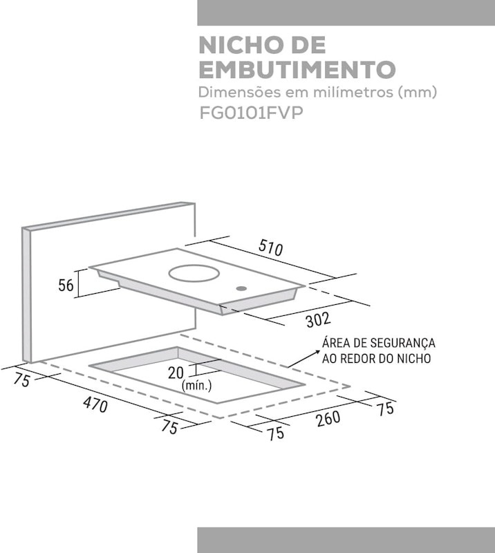 Fogão de Mesa Cooktop 1 Boca Suggar 2