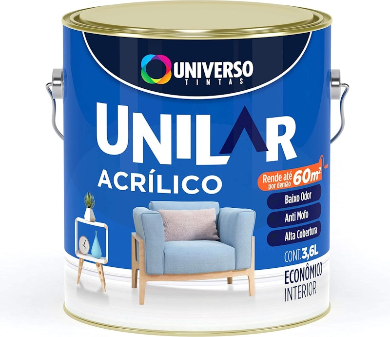Tinta Unilar Acrílico Universo (3,6 L) 1