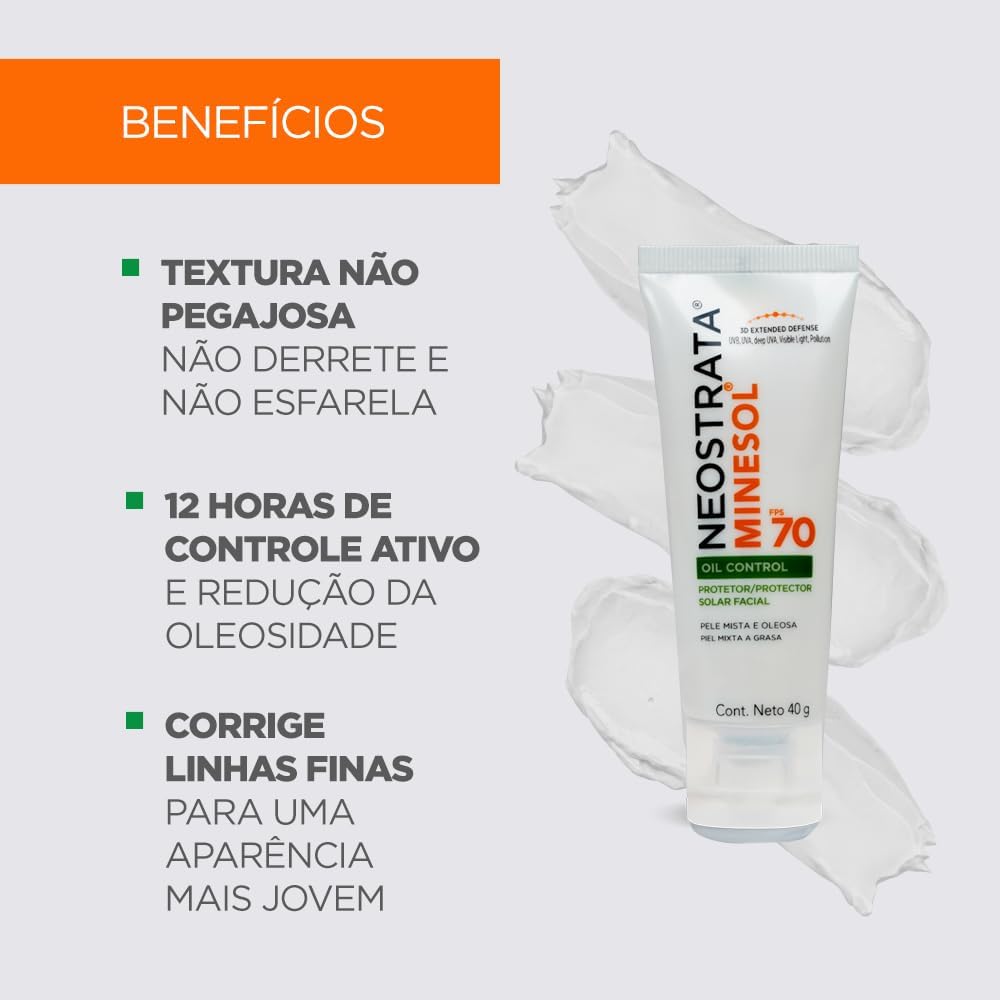 Oil Control Protetor Solar FPS 70 sem Cor 3