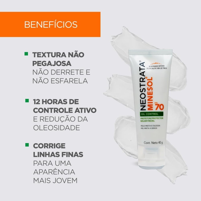 Oil Control Protetor Solar FPS 70 sem Cor 3