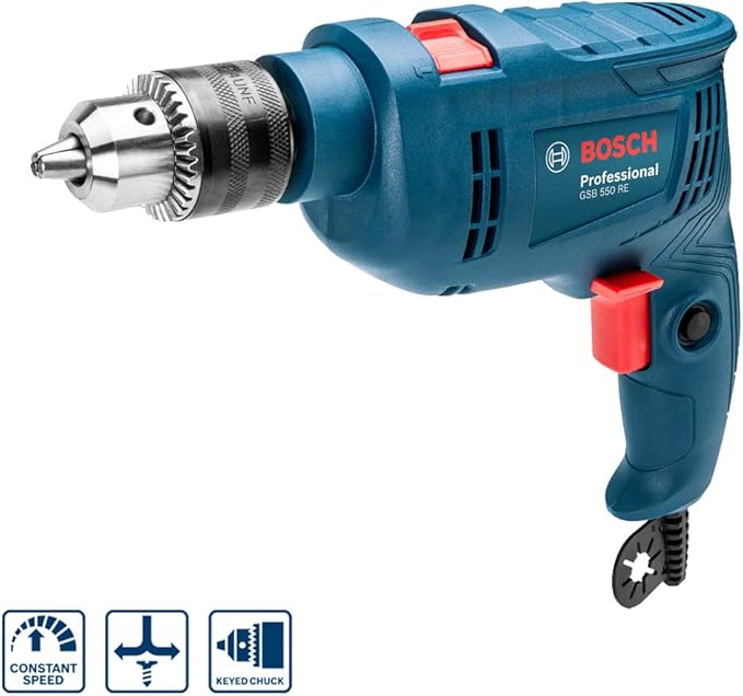 Furadeira de Impacto 550 W com Maleta 4