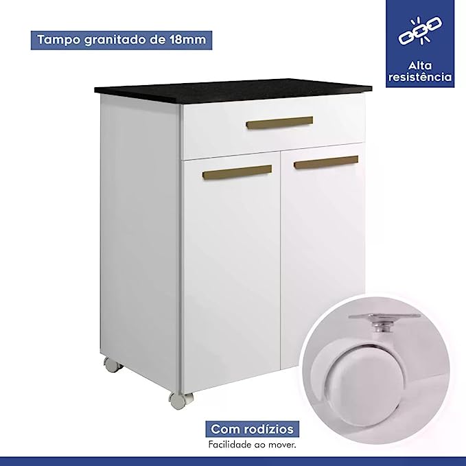 Balcão Multiuso com Gaveta Girassol 4