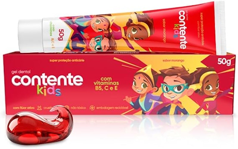 Gel Dental Kids Sabor Morango 1