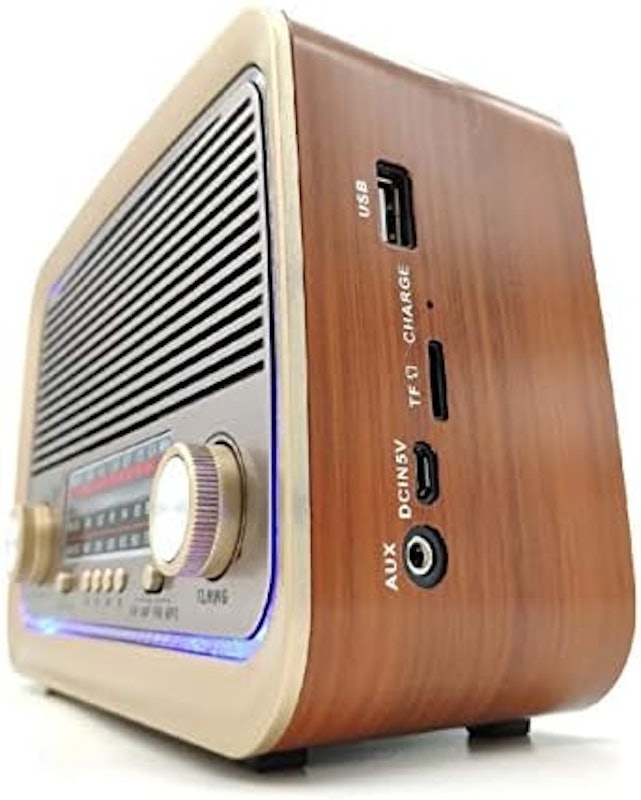 Caixa de Som Retrô Vintage Portátil 3