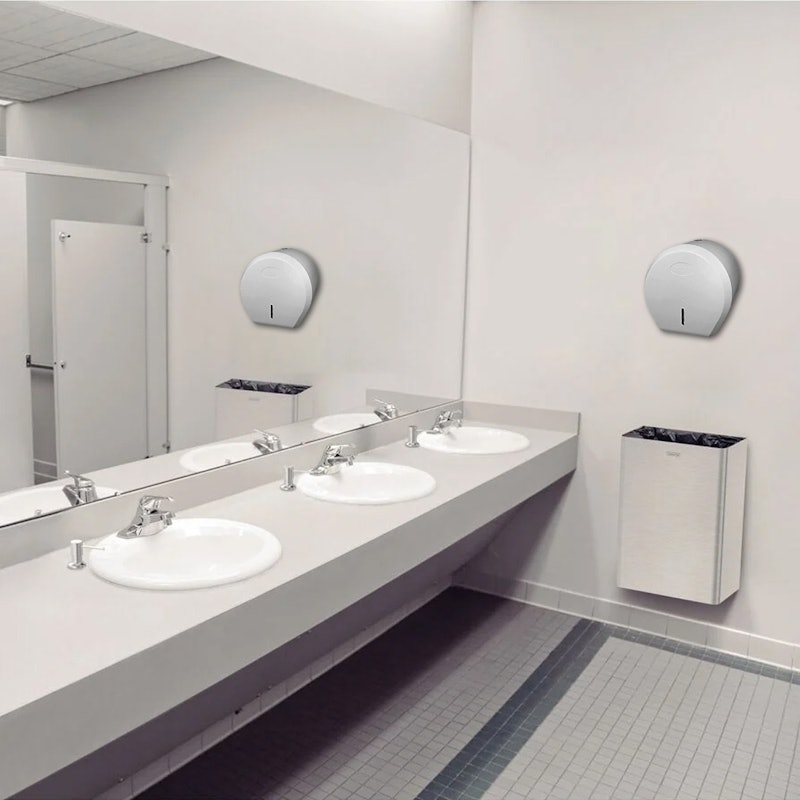 Dispenser Porta Papel Higiênico Rolão Nobre New Classic Branco 4