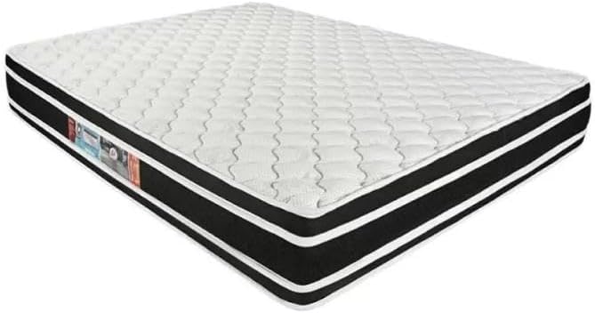 Colchão Castor Espuma D33 Black e White AIR DF Queen - 1,58x1,98x27cm 1