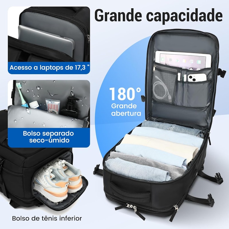 Mochila de Viagem Expansível IceSelect 4
