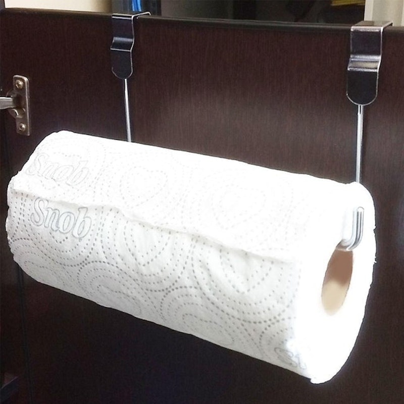 Suporte para Rolo Papel Toalha para Porta Armário 4
