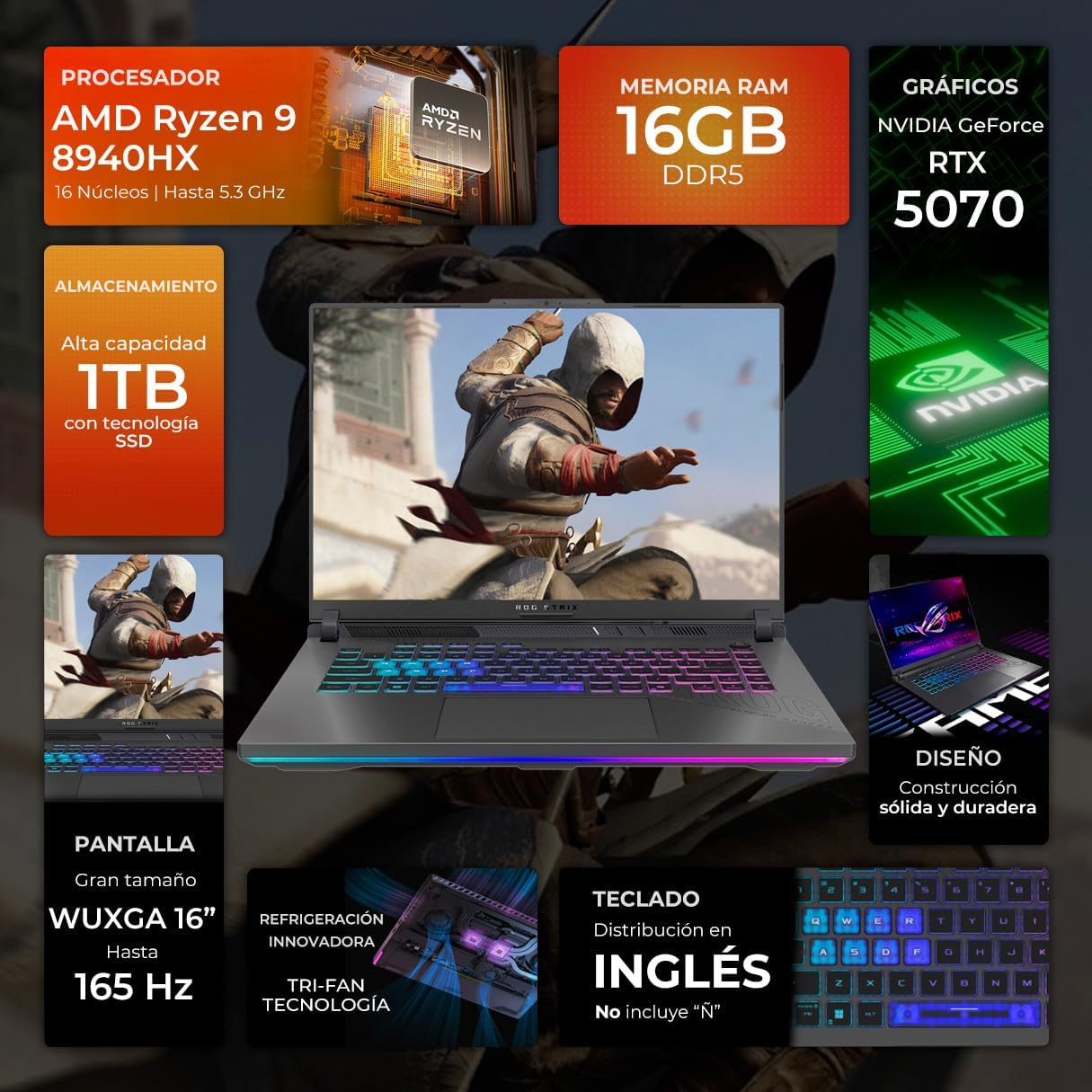 Notebook Gamer ASUS ROG Strix G16 2