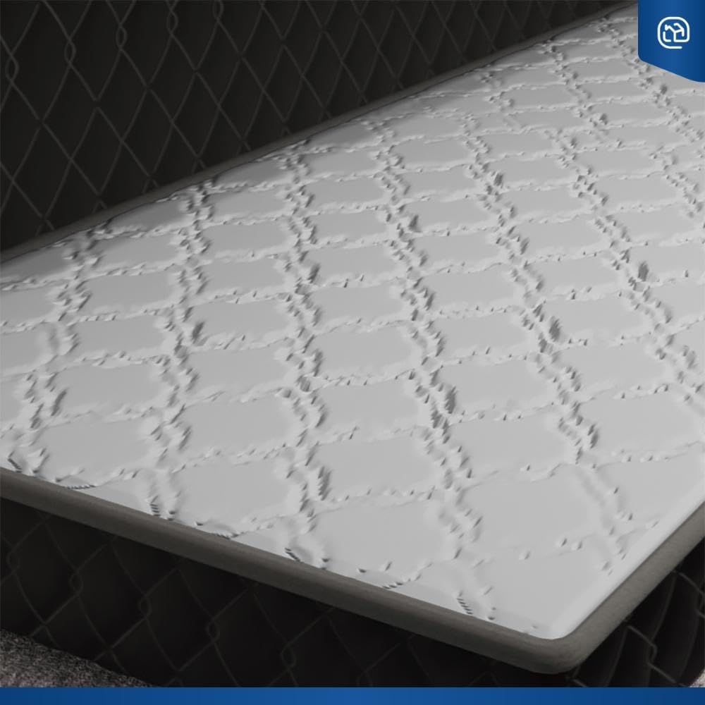 Cama Box Baú com Colchão de Espuma Acoplado e Auxiliar de Molas Lyon 4