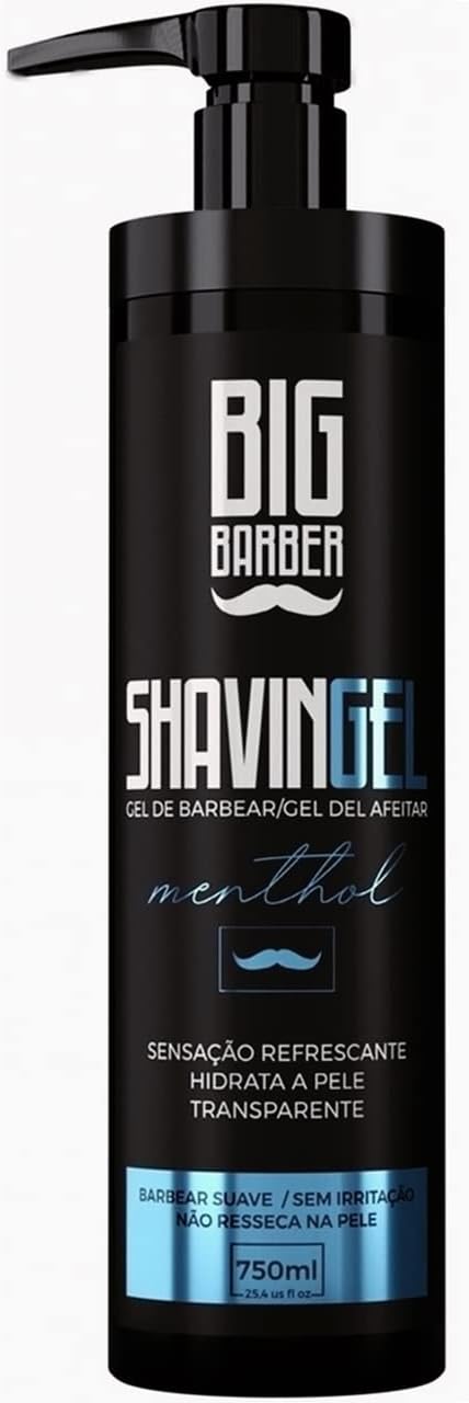 Shaving Gel de Barbear Menthol Big Barber 1