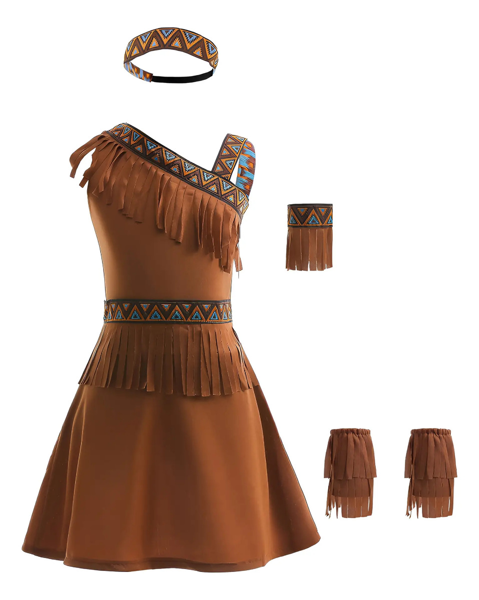 Dressy Daisy Fantasia Princesa Nativa Americana 1