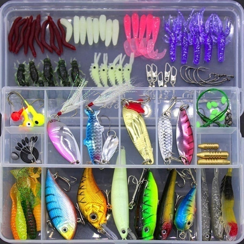 Kit de Iscas Artificiais com 101 Peças 3