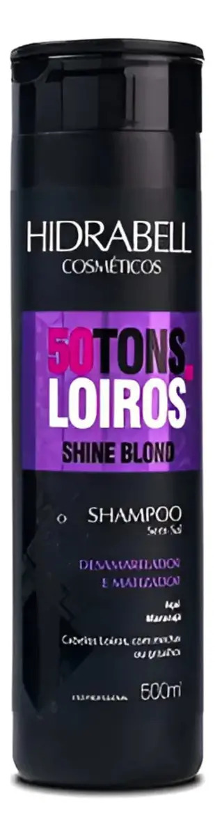 Shampoo 50 Tons de Loiro Hidrabell 1