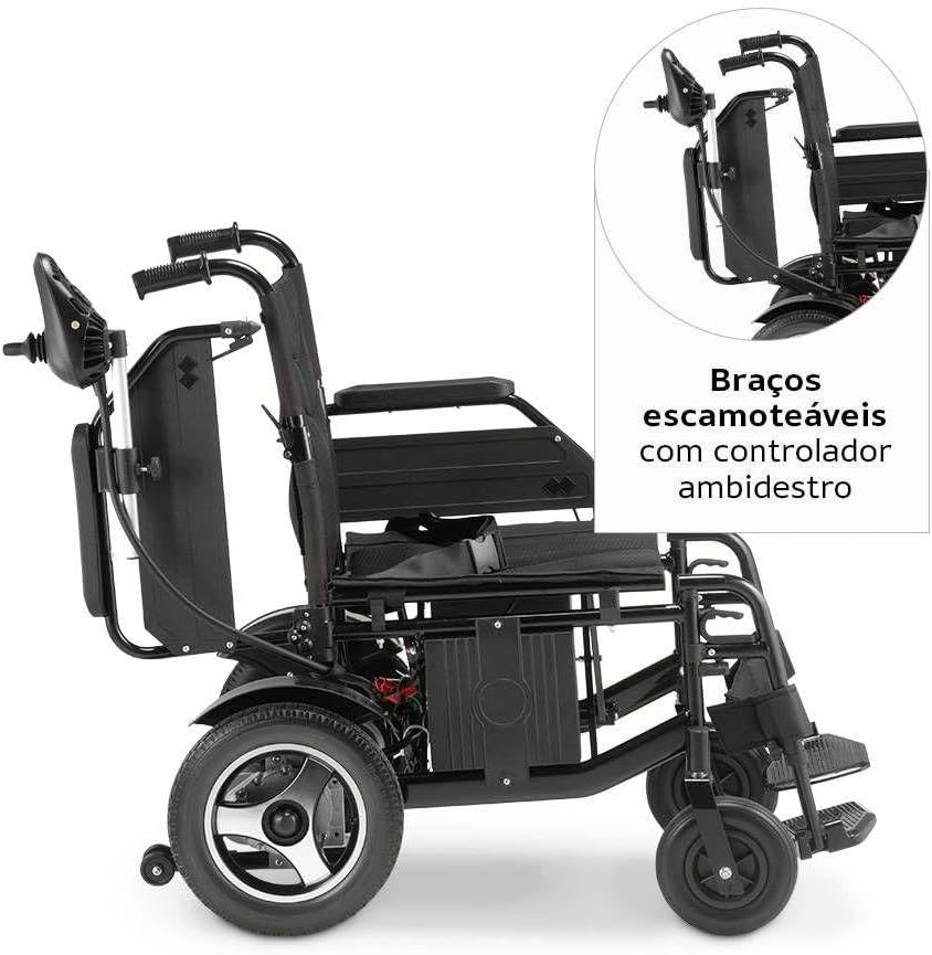Cadeira de Rodas Motorizada Dobrável até 120 kg 4