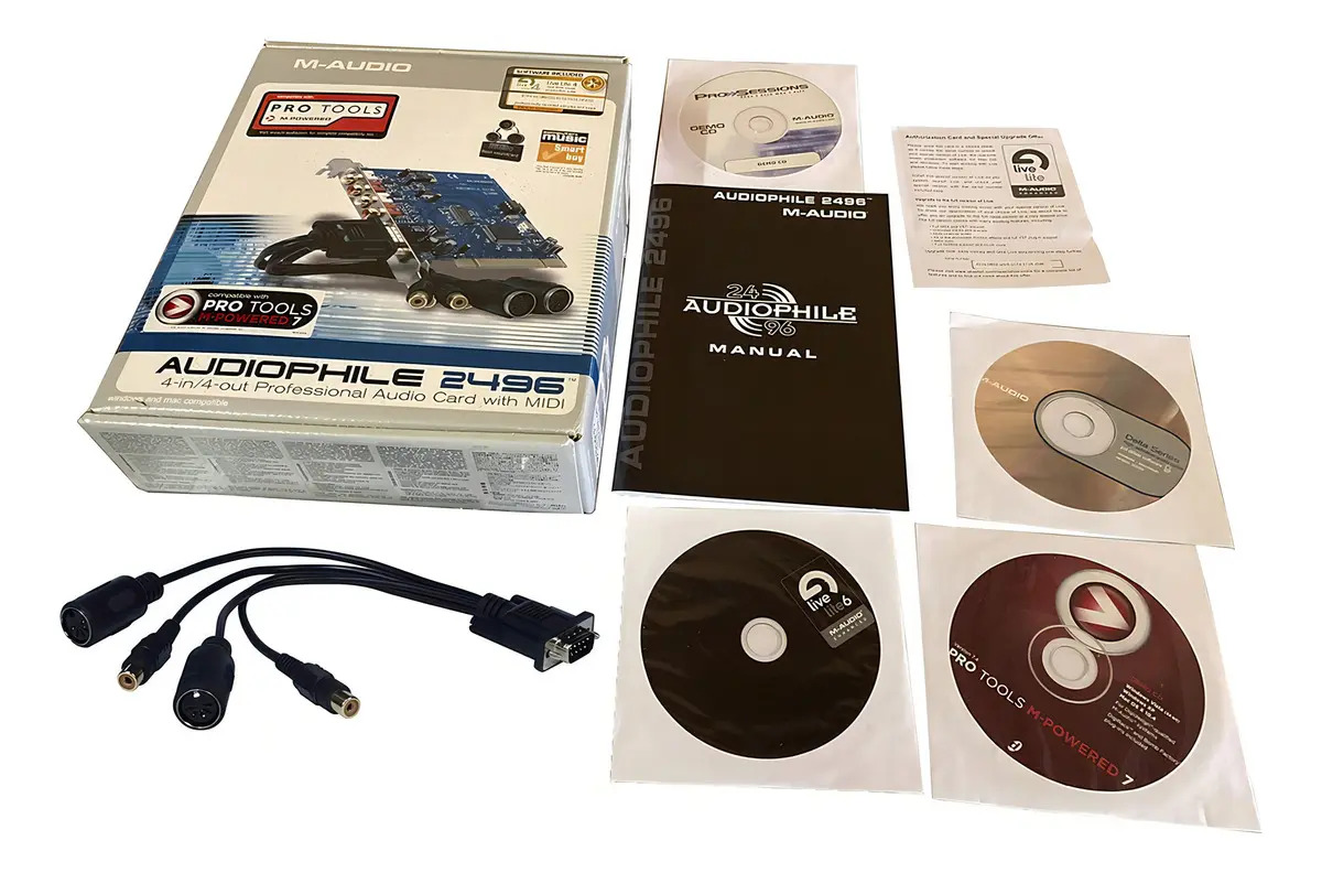 Placa de Som Interna PCI M-Audio Delta Audiophile 3
