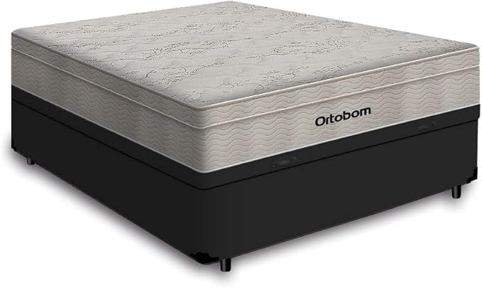 Cama Box Baú com Colchão de Molas Ensacadas Ortobom AirTech SpringPocket 2