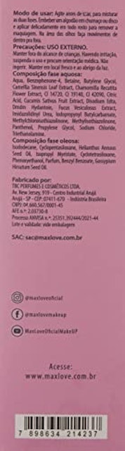 Demaquilante Bifásico Max Love 2