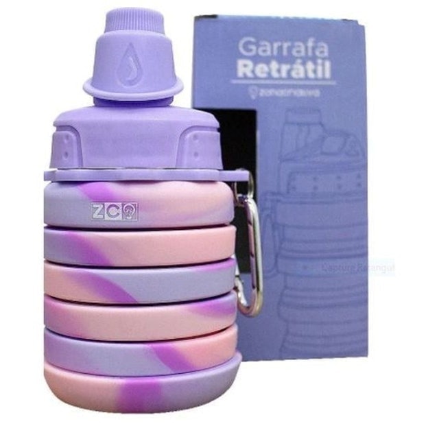 Garrafa Retrátil Variante Lilás 1