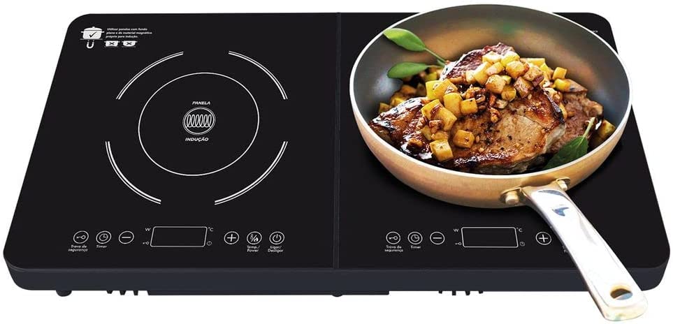 Cooktop de Indução Portátil Philco 2 Queimadores 3