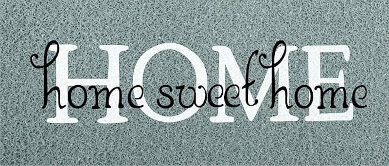 Capacho Vinil Long Home Sweet Home 1