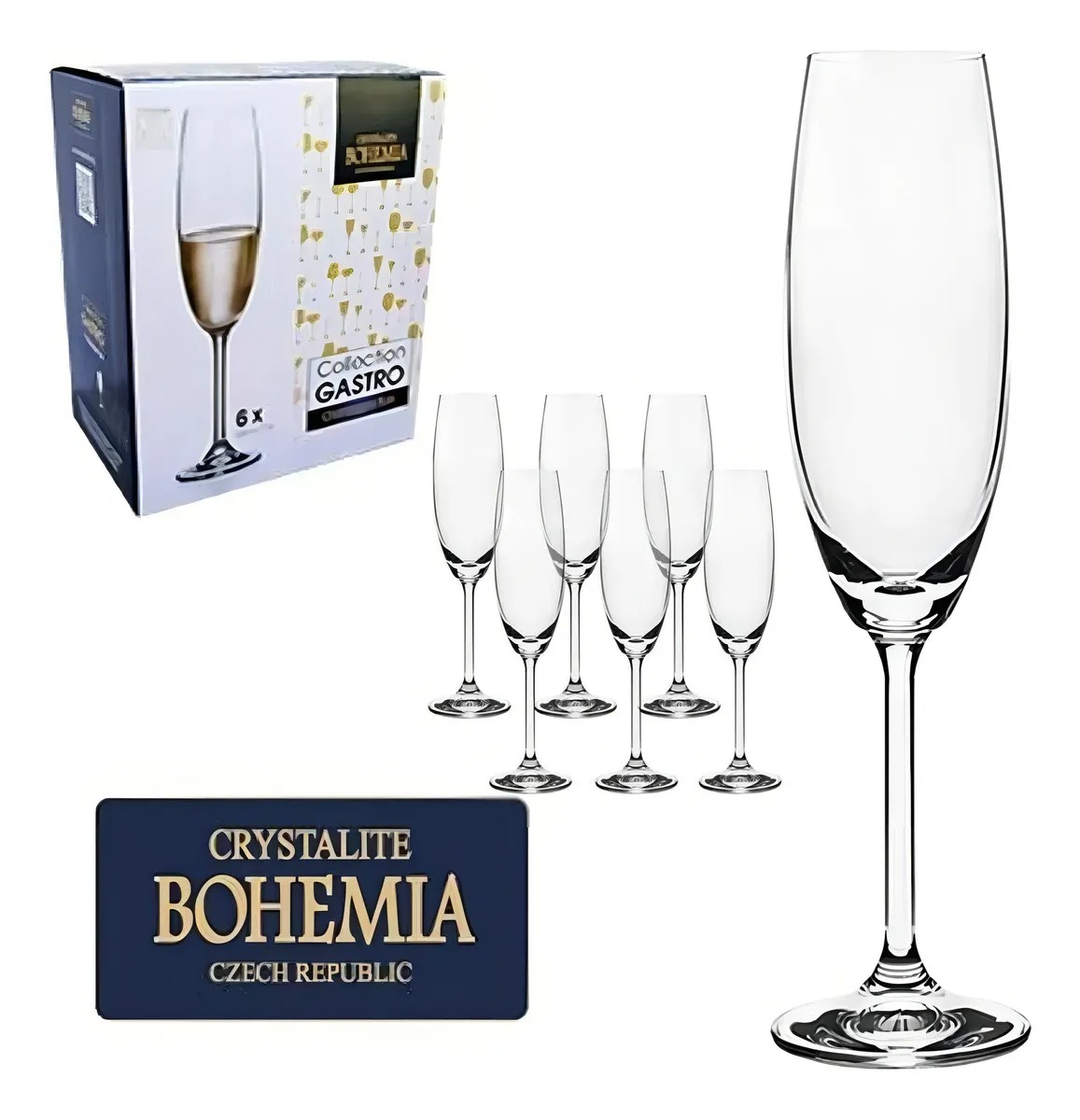 Jogo de Taça de Champagne Gastro 2