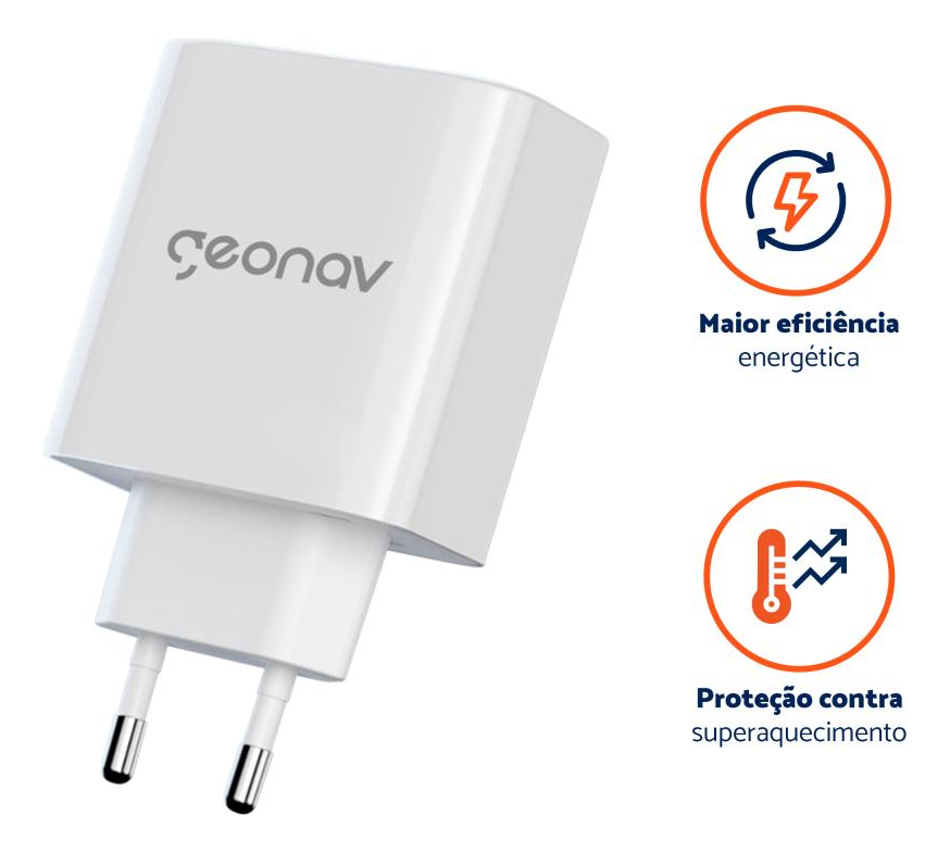 SuperPower GaN Duo 48 W Carregador Universal Geonav 2