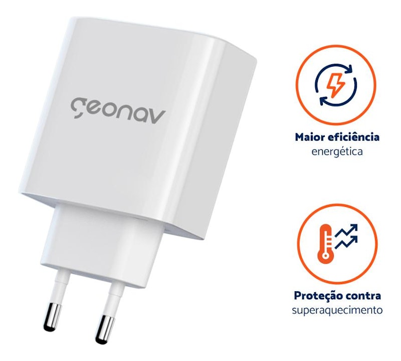 SuperPower GaN Duo 48 W Carregador Universal Geonav 2