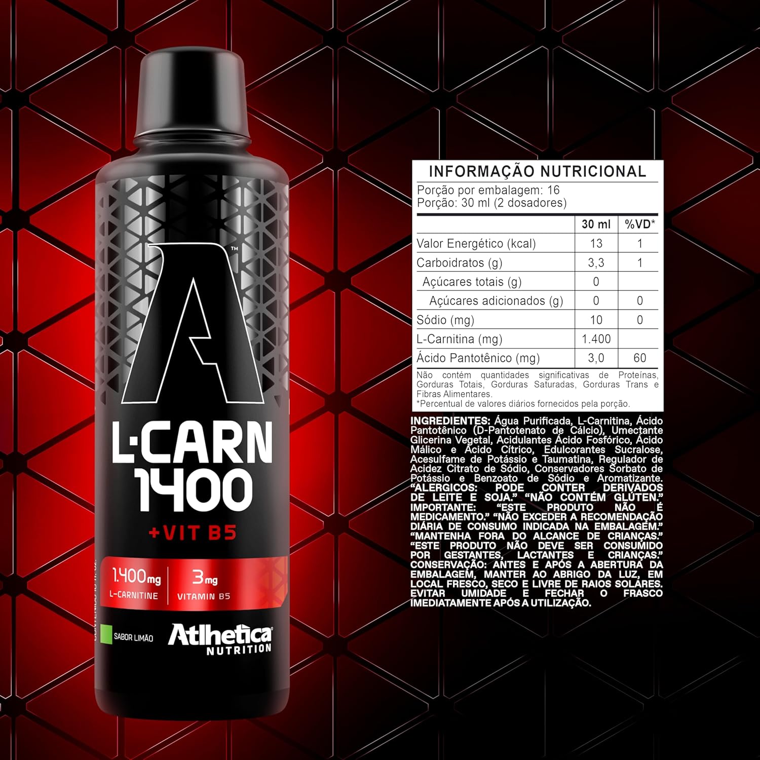 L-Carnitine 1400 Atlhetica Nutrition 2