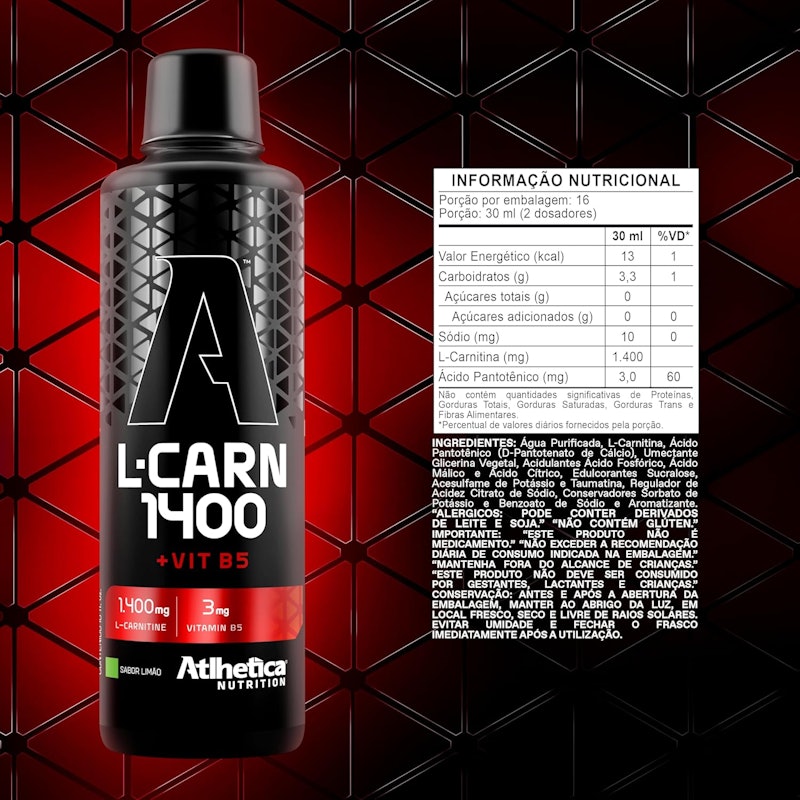 L-Carnitine 1400 Atlhetica Nutrition 2