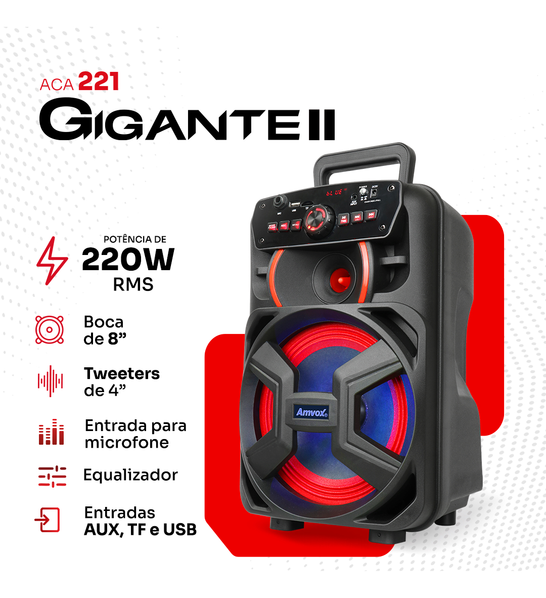Caixa Amplificada ACA 221 GIGANTE II 2