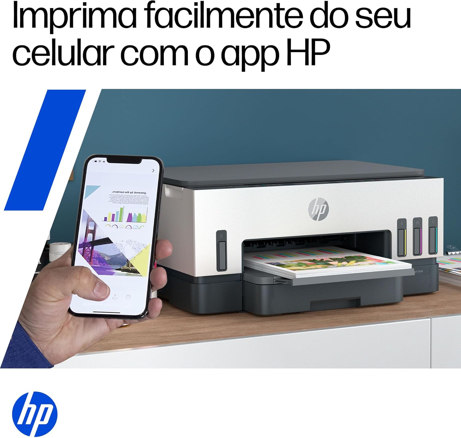 Impressora Multifuncional HP Smart Tank 724 5