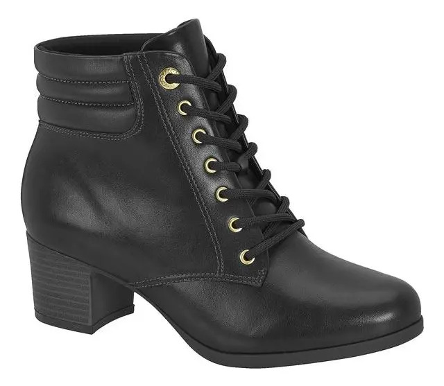 Bota Coturno Cano Curto Feminina Conforto Modare 2