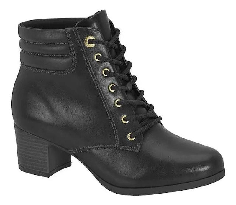 Bota Coturno Cano Curto Feminina Conforto Modare 2