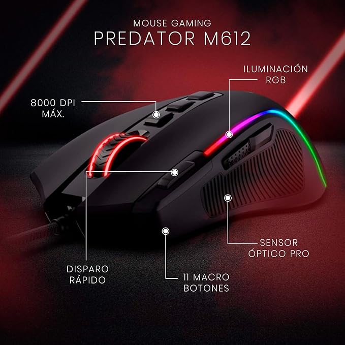 Mouse Redragon Predator RGB 2
