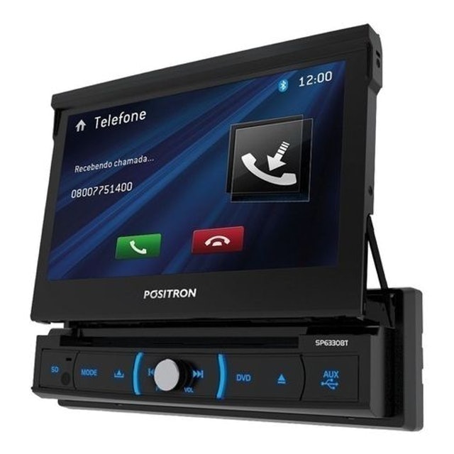DVD Player Automotivo Retrátil 1 DIN 3