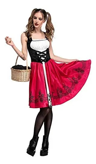 Fantasia Feminina com Capuz Vermelho 4
